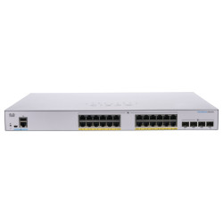 Cisco CBS250-24FP-4X | Switch | 24x RJ45 1000Mb/s PoE, 4x SFP+, Rack, 370W