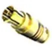 SMPM jack 50 Ω, RG-405, solder connection, straight, 1996328-1