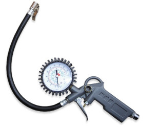 Pistolet do pompowania kół z manometrem Bradas STG05