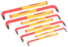 Star Key Set typu L, 9 szt., RS PRO