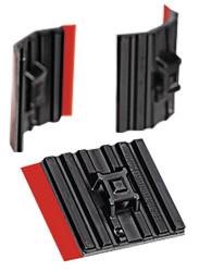 Uchwyt opaski kablowej do opasek 5.4mm długość 28mm szerokość 28 mm HellermannTyton Czarny