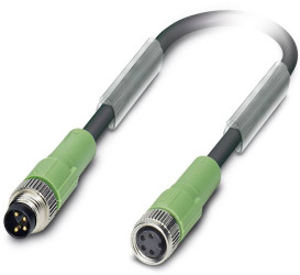 Kabel do czujników/elementów wykonawczych Phoenix Contact SAC-4P-M 8MS/1,5-PUR/M 8FS 1682168, złącze żeńskie M8, proste,