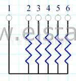 Drabinka rezystancyjna 5x470 R 2