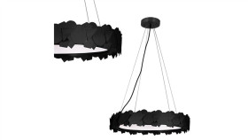 Lampa Wisząca Soho Black 24W Led Ml6157 Milagro