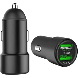 IWH19013 USB Adapter 12 24V 3.4A Car Connectors Automotive Housing