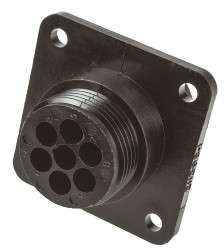 Złącze wielostykowe przemysłowe 7-pinowe, panelowe Gniazdo TE Connectivity