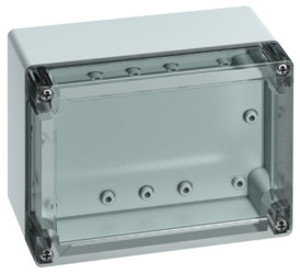 Obudowa ABS szerokość zew. 122 mm długość zew. 162 mm wys. zew. 90 mm Günther Spelsberg IP67 Szary