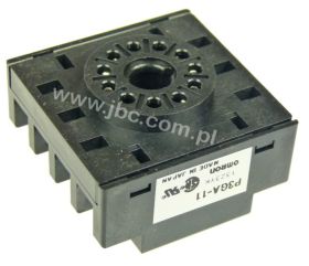 P3GA-11 gniazdo do montażu pulpitowego przekaźników H3CR-A..., OMRON, P3GA11