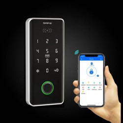 Elektroniczny zamek do szafek SmartLock RCF CABINE 2 ( odcisk palca, 13,56Mhz Mifare, kod PIN, Bluetooth)
