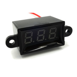 Miernik voltomierz 3-30V Blue 0,28" hermetyczny niebieski wodoszczelny woltomierz