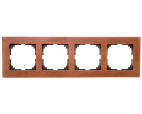 Merten M-Elegance Ramka poczwórna drewno wiśniowy MTN4054-3472