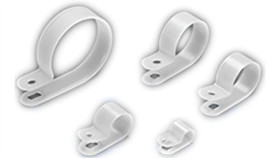 Zacisk Kablowy Zacisk Kablowy, 6.4Mm, Materiał: Nylon 66, 20 X 10 X 1.4Mm, Rs...