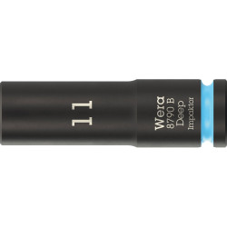 Wera 05005552001 8790 B Impaktor Deep Socket With 3/8&quot; Drive 11 x 63mm