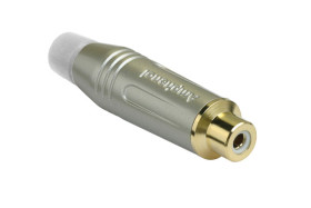 Gniazdo RCA Montaż na kablu Żeński, styki pozłacane 10A Amphenol Industrial