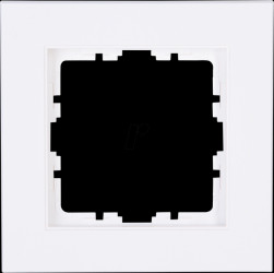 402113007 HK07 - 1-way cover frame, Arctic white