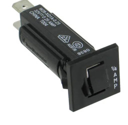 Wyłącznik termiczny 250mA 1 Pole TE Connectivity 32 V dc, 250V ac