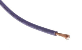 Kabel trzynormowy, dł. 100m 2,5 mm², 30 A, 1 kV DC, 600 V AC, Maks. +105C Fioletowy Zgodność z trzema normami, RS PRO