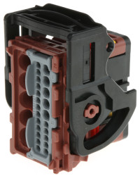 Złącze samochodowe 28-pinowe Molex 3-rzędowe Żeński 21A CMC Montaż na kablu Połączenie zagniatane Złącze samochodowe