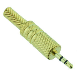 2.5mm Stereo Gold Audio Plug