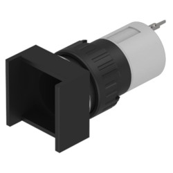 Element wykonawczy przycisku, Siłownik, do uzytku z: Urządzenia przełączające, Czarny