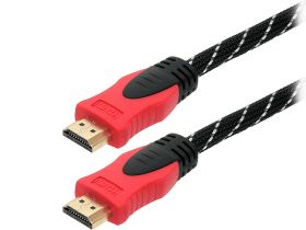Przyłącze HDMI-HDMI Premium czerwone 1.5m