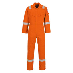 Coverall Orange Anti Static Flame Retard