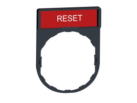 Ramka do mocowania etykiet wymiary 30x40mm z etykietą 8x27mm ZBY2323 SCHNEIDER ELECTRIC