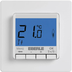 Eberle 527 8153 55 100 FITNP-3R Indoor Thermostat Flush Mount, Energy Saver