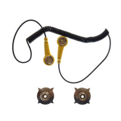 Przewód uziemiający do mata ESD łącznik do połaczenia mat klips-klips