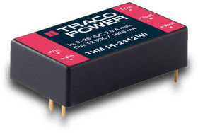 TracoPower THM 15-2413WI Przetwornica DC/DC, do PCB 24 V/DC 1 A 15 W Ilość wyjść: 1 x Content 1 szt.