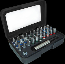 41130 Bit set, 31 pieces, 25 mm, assorted