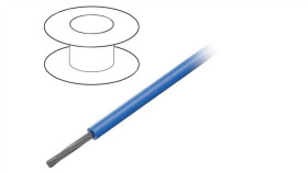7056-Bl005 Przewód Na Rolce 30,5M Linka Cu 20Awg Pvc Niebieski 150V