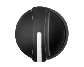 Napęd przełącznika 2 położeniowy czarny z samopowrotem lewy ZB5AD4