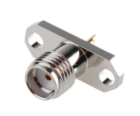 Złącze koncentryczne Montaż na kołnierzu Żeński 50Ω typ złącza Złącze SMA 0 to 12.4GHz Lutowane