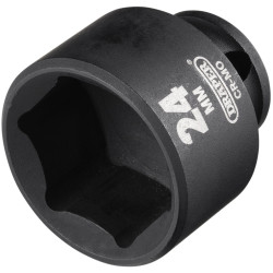 Draper 20175 HI-TORQ® Metric Impact Socket, 3/8" Sq. Dr., 24mm