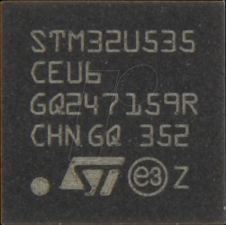 STM32U535CEU6 Microcontroller, Cortex M33, 512KB Flash, UFQFPN-48