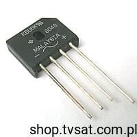 KBU6K 800V 6A Diode Bridges SIL4 GI