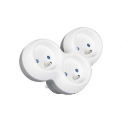 Rozgałężnik elektryczny 3x16A z uziemieniem LIBOX LB0166-3 / BX9070