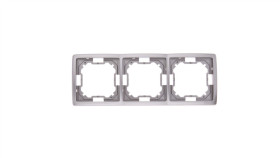 Simon Basic Standard Ramka Potrójna Uniwersalna Stal Inox Bmr3/21