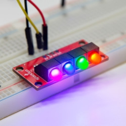 SparkFun RGB Addressable CBI LED 5mm - Right Angle