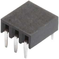 Gniazdo PCB 3 -pinowe raster: 2.54mm Listwa gniazdowa Kąt Proste Przewlekany