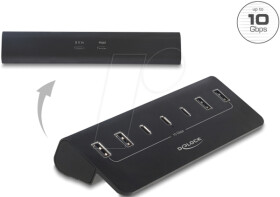 64283 USB 10 Gbps Hub with 3 USB Type-C™ and 4 USB Type-A Ports