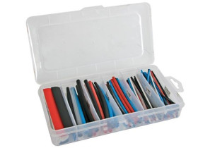 Velleman Set of thermal shrink tubing - multicolored 10cm - 170 pcs. - in storage box