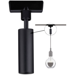 Paulmann 96914 URail Pendant Adapter Black Matt