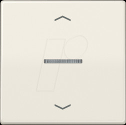 AS101KO5P Single rocker, alpine white, light guide, arrow symbols