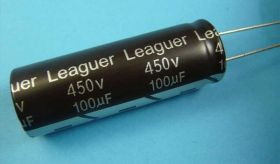 100uF/450V SMUKŁY 16x45 85° LEA ELKO