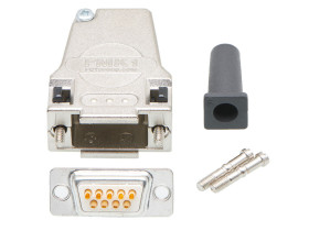 Osłona tylna 9-pinowe Osłona złącza D-Sub do Złącza D-Sub FCT from Molex