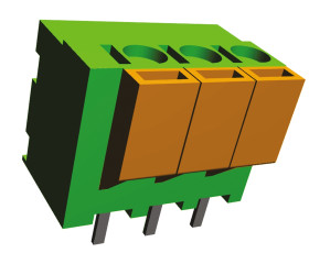 Klucz polaryzacyjny 3 -pinowe raster 5.08mm Montaż na panelu Żeński TE Connectivity