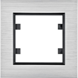 Lumina passion Ramka 1-krotna aluminium srebrne WL9012