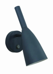 Klasyczny kinkiet SOLIN szary włącznik na rozecie LP-181/1W GR Light Prestige